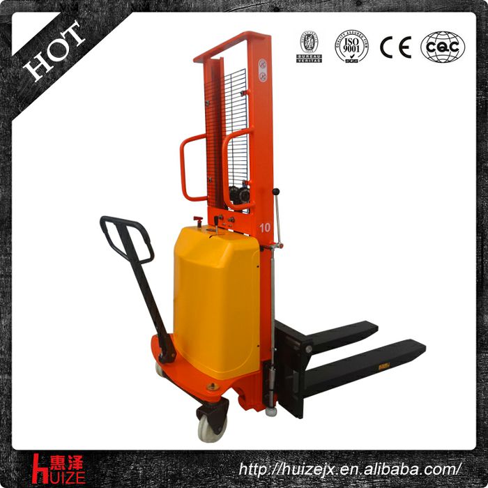 升高1.6米半電動(dòng)堆高車(單門架) 升高1.6米半電動(dòng)堆高車(單門架)