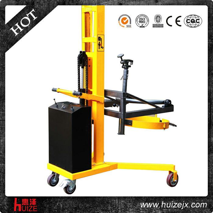 半電動(dòng)油桶車（直角腿，夾鐵桶翻轉(zhuǎn)）2