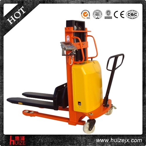 稱(chēng)重半電動(dòng)堆高車(chē) 稱(chēng)重半電動(dòng)堆高車(chē)