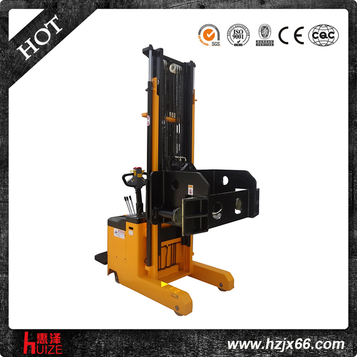 石膏板樓板專用全電動堆高車(夾抱翻轉90度式) 石膏板樓板專用全電動堆高車(夾抱翻轉90度式)