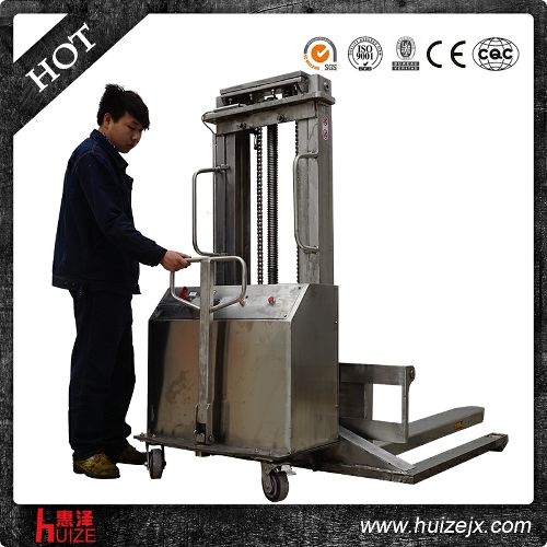 半電動堆高車(不銹鋼寬腿) 半電動堆高車(不銹鋼寬腿)