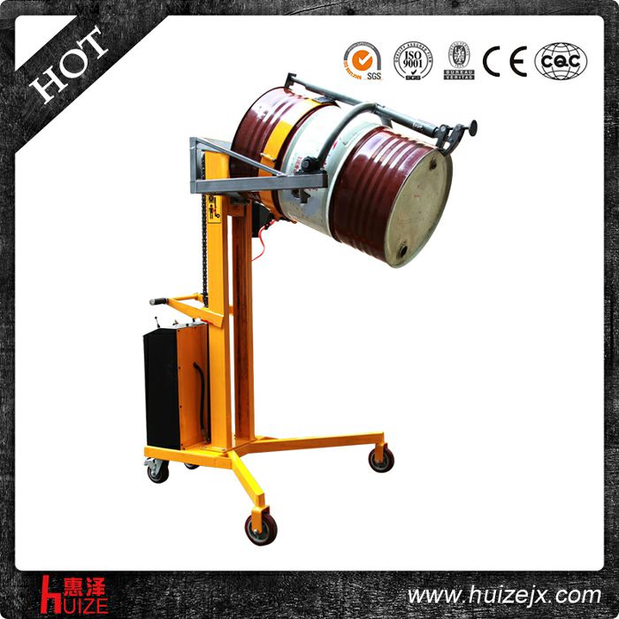 半電動(dòng)油桶車（直角腿，夾鐵桶翻轉(zhuǎn)）