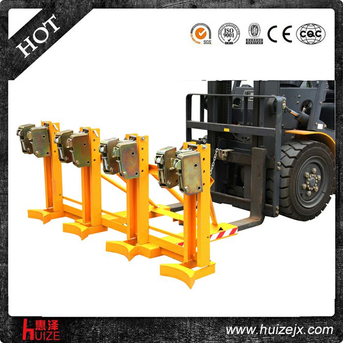 四桶夾具（一次夾4只桶,雙夾爪，夾塑鐵桶）