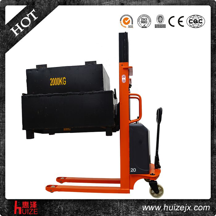 升高4.5米半電動(dòng)堆高車(三門架) 升高4.5米半電動(dòng)堆高車(三門架)